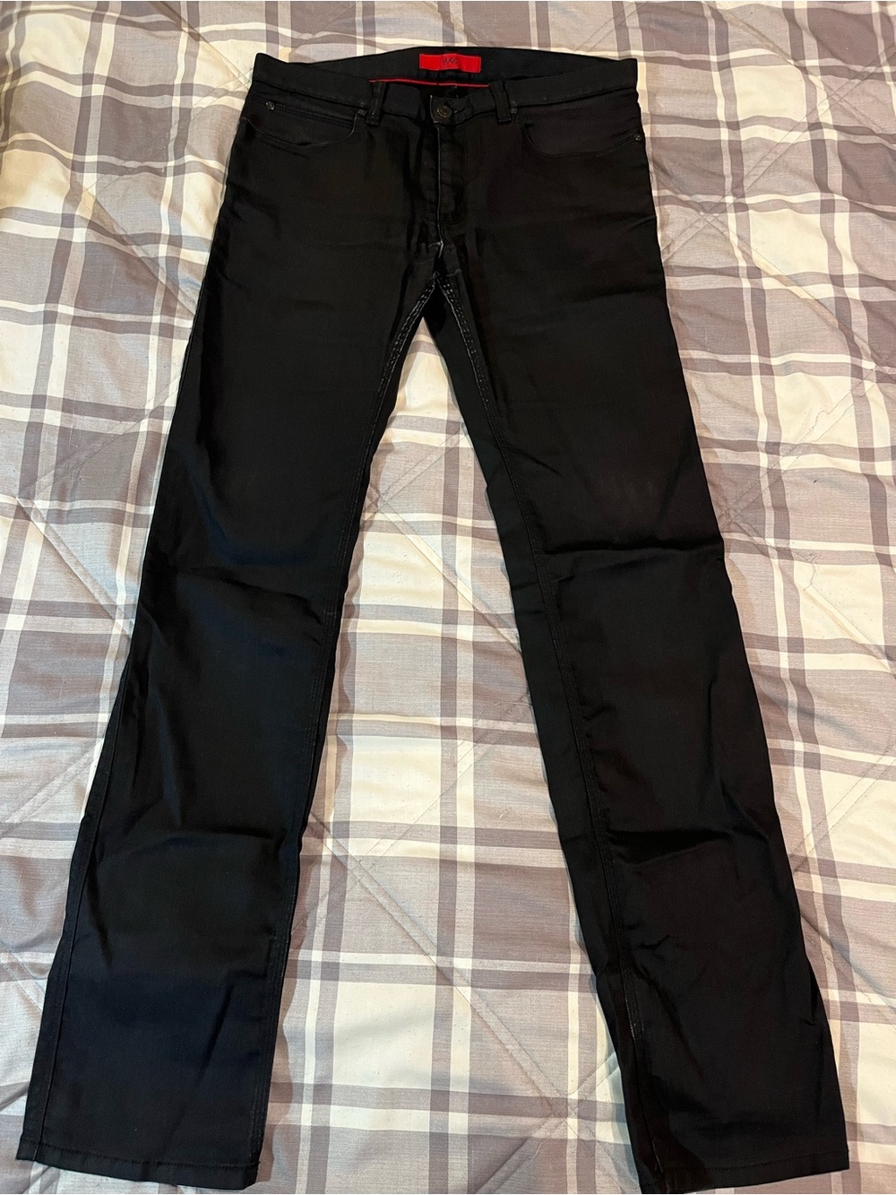 Hugo Boss Men's Ash Black Jeans Size 34x32